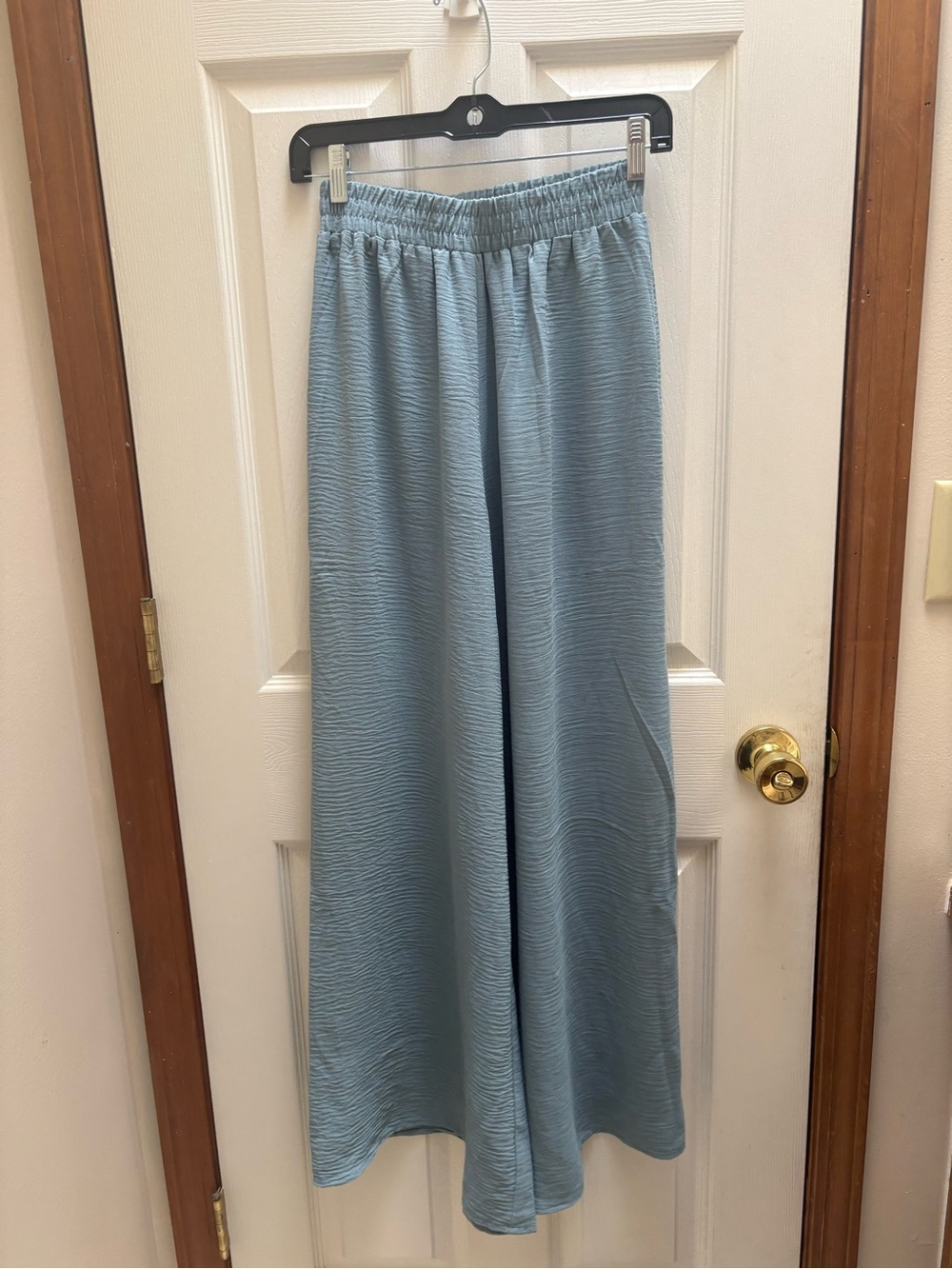 Zenana Outfitters Wide-Leg Jumpsuit in Dusty Teal Blue - Picture 5 of 7